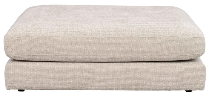 Rowico Home Duncan Hocker - Lichtgrijze Stof