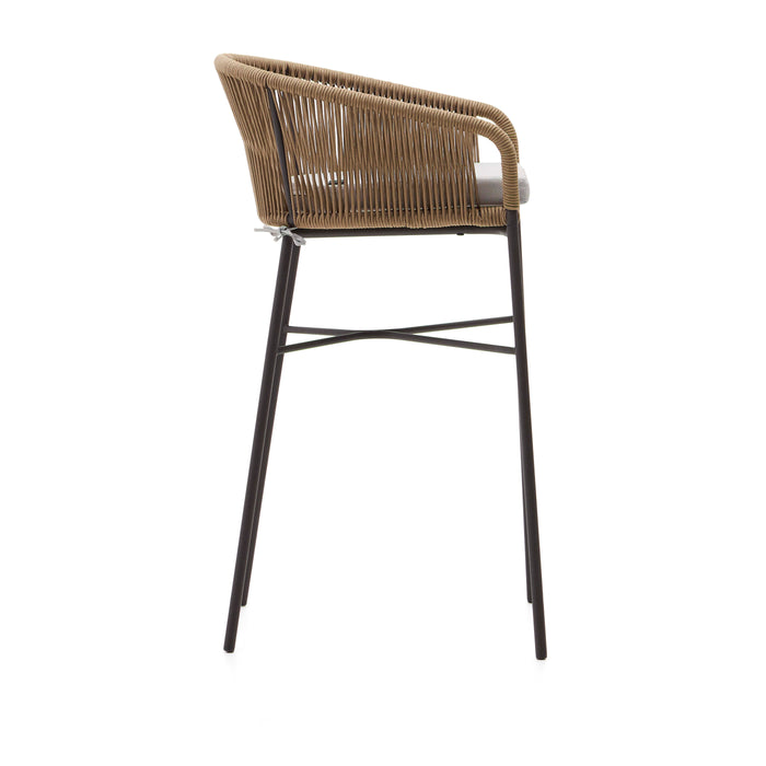 Kave Home - Yanet touwkruk in beige 80 cm hoog