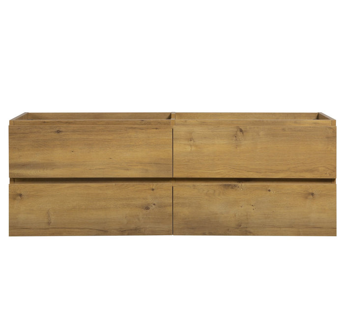 Badplaats Wastafelkast Angela 140 x 48 cm - Eiken