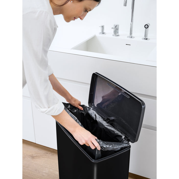 Curver Decobin Prullenbak - 65L - Rechthoekig - Zwart