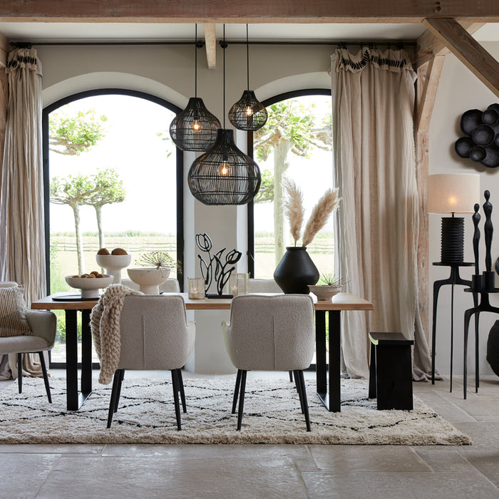 Light & Living Light&living Vloerkleed 300x200 cm XAMURI naturel-zwart