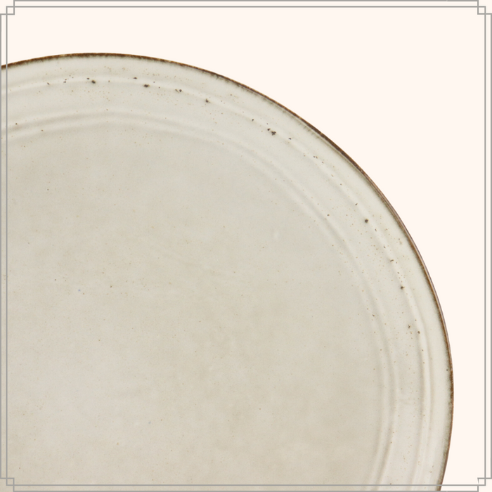 OTIX Ontbijtborden Bordenset 6 Persoons Beige Dessertborden 21cm Ke...