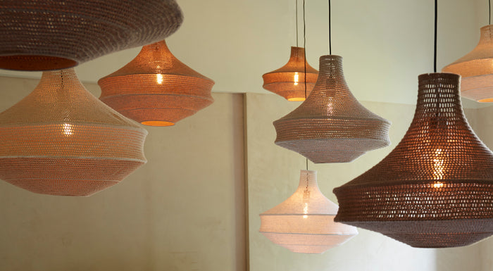 Light & Living - Lampenkap VIGGO - Ø60x55cm - Wit