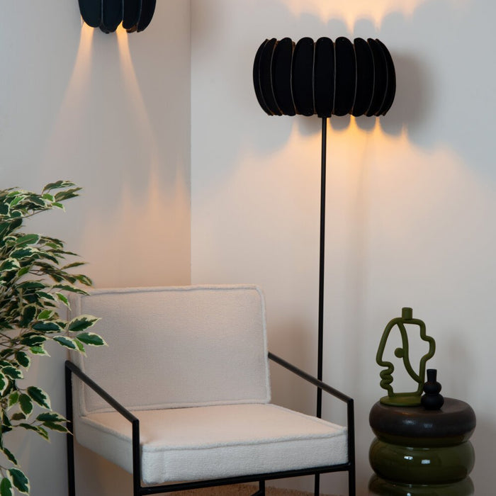 Lucide SPENCER Vloerlamp - Zwart