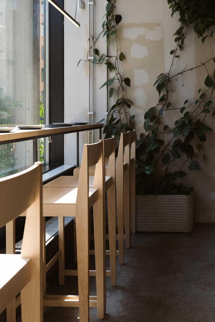 Frama 01 barkruk H65 warm bruin