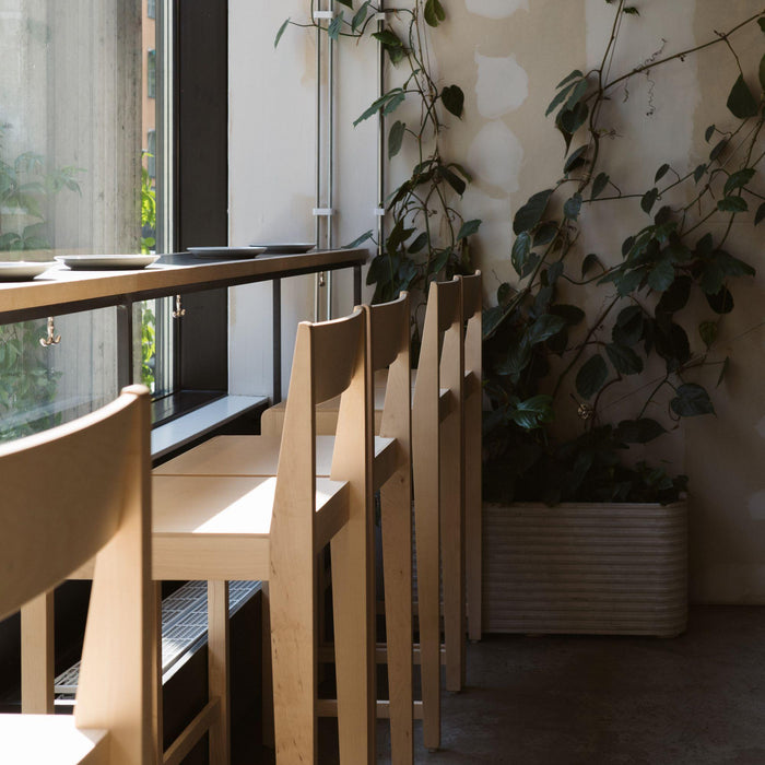 Frama 01 barkruk H65 donker bruin