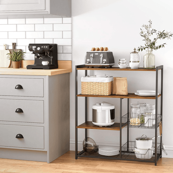 MAZAZU Industriële keukentrolley Anne