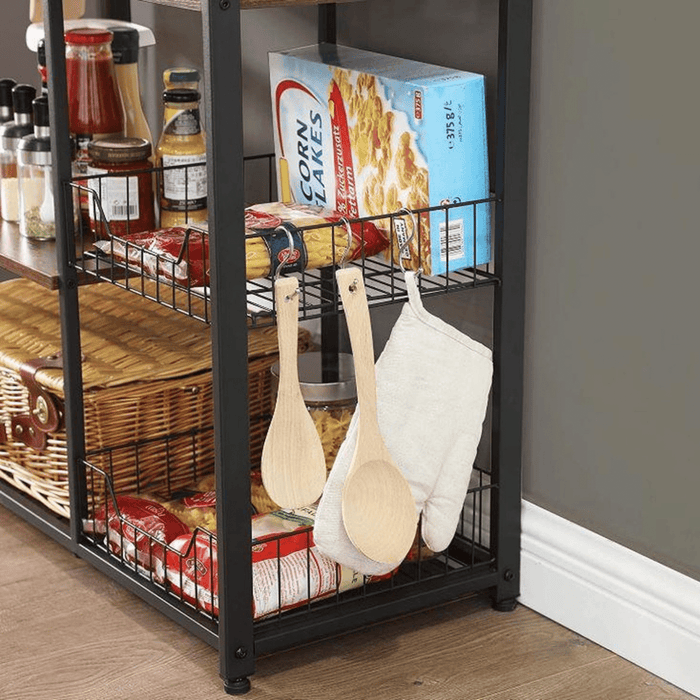 MAZAZU Industriële keukentrolley Anne