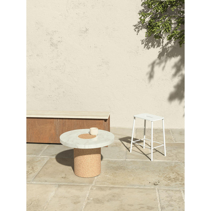 Frama Sintra bijzettafel Ø60 kurk|Ruivina marmer zwart