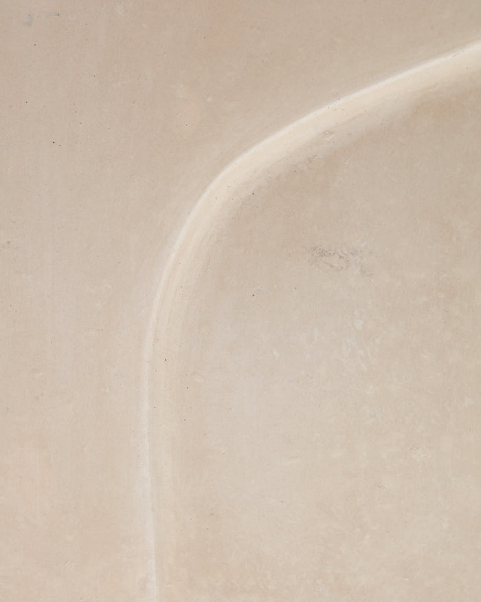 Kave Home - Set met 2 beige Mirta-schilderijen van papier-maché 29 x