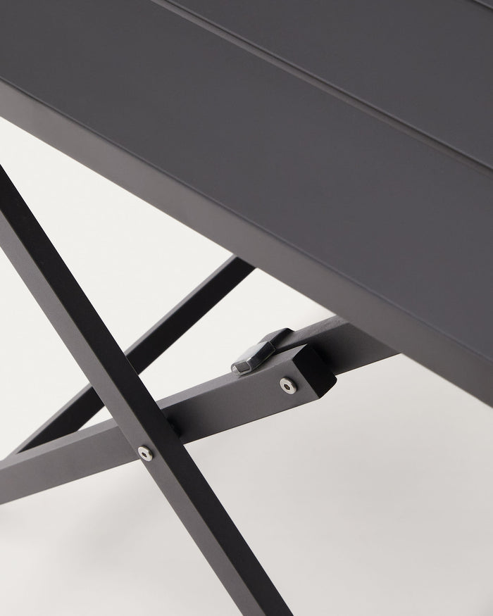 Kave Home - Torreta opvouwbare buitentafel van aluminium met