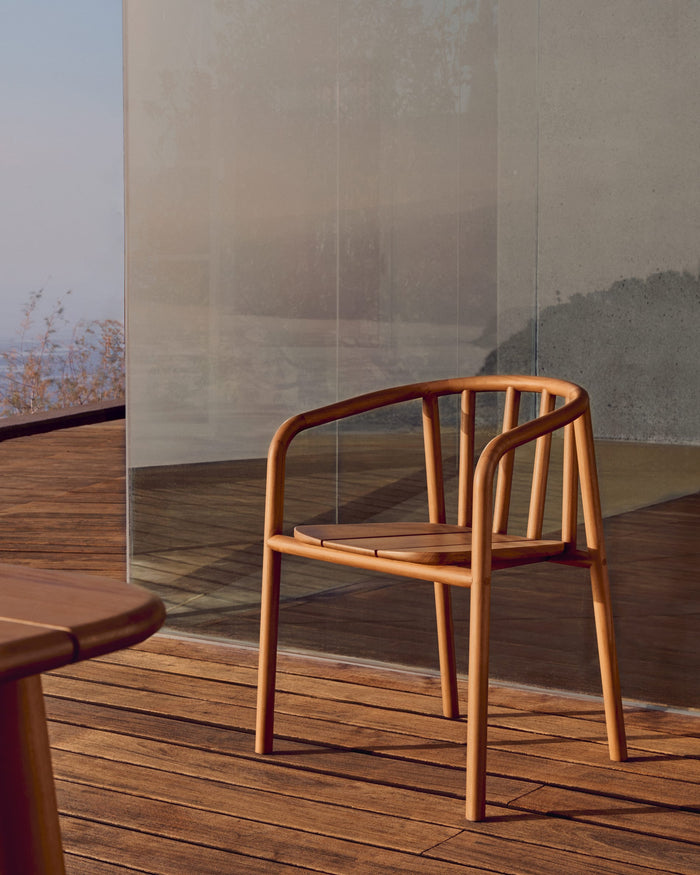 Kave Home - Stapelbare tuinstoel Turqueta van FSC 100% massief