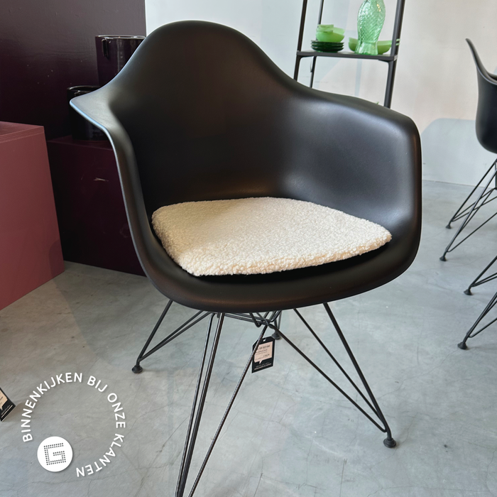 Nolon Fem Stoelkussen Bouclé Lichtgroen