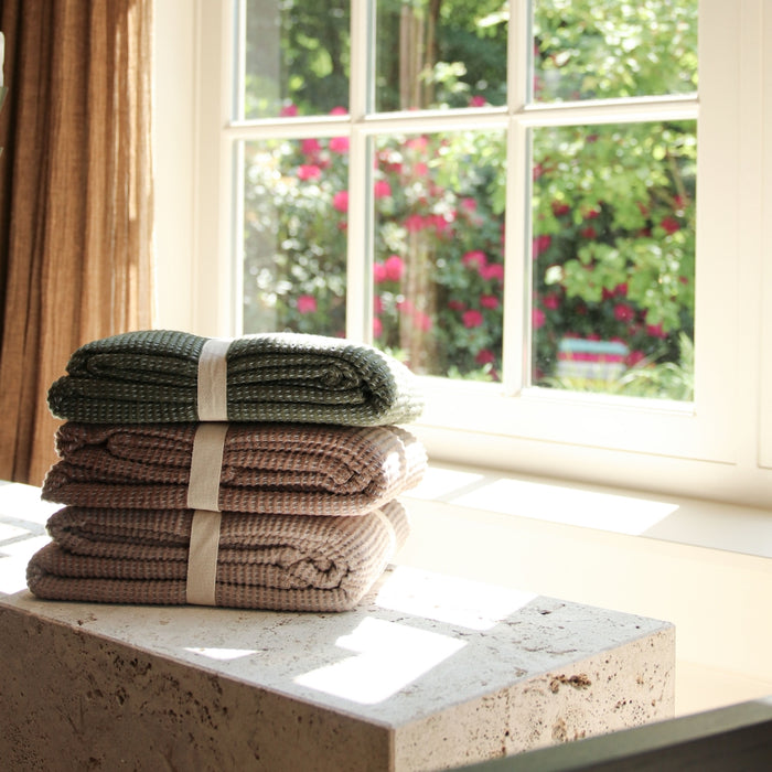 Unique Living Plaid Sally - Groen - Katoen Mix - 150x200x0cm (BxHxD)