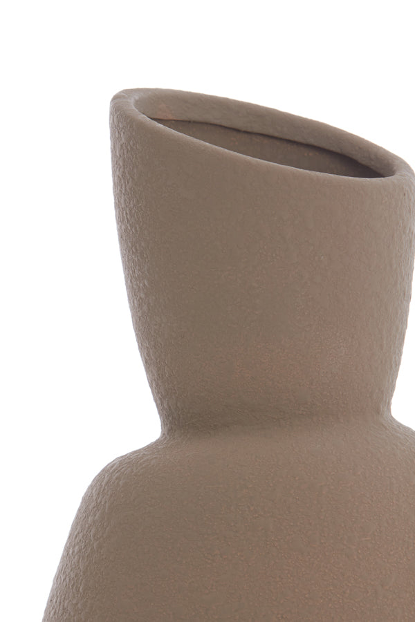 Light & Living Light&living Vaas Ø19x46,5 cm ARAM keramiek bruin