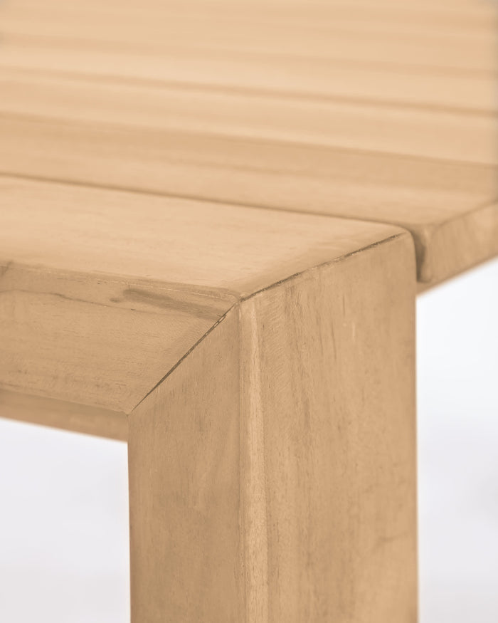 Kave Home - Victoire tuintafel in massief teakhout 240 x 110 cm