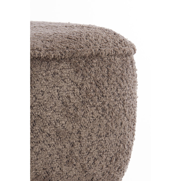 Light & Living Light&living Poef Ø40x46 cm LEYLA bruin