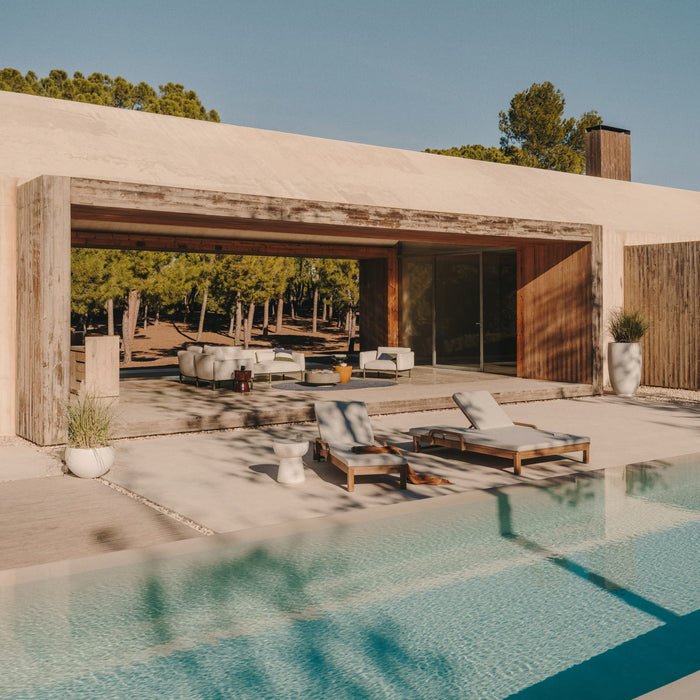 Kave Home - Grau Bloempot van wit cement Ø 56 cm