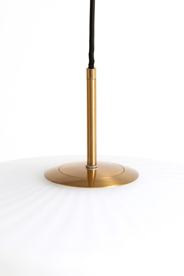 Light & Living - Hanglamp PLEAT - Ø30x17cm - Wit