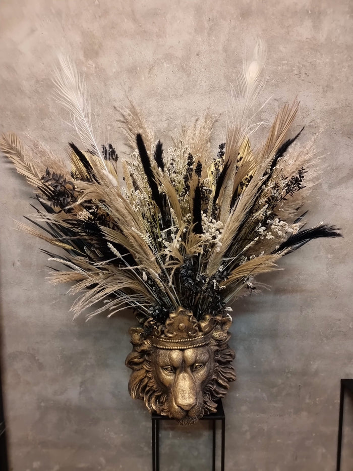 Vtw Living - Bloempot Vaas - Dier - Brons - 43 cm