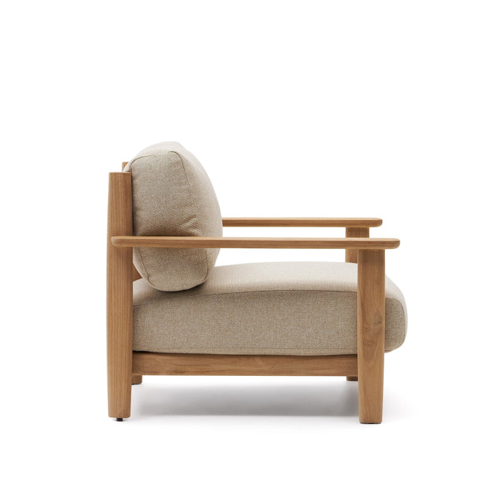 Kave Home - Fauteuil Tirant van FSC 100% massief teakhout