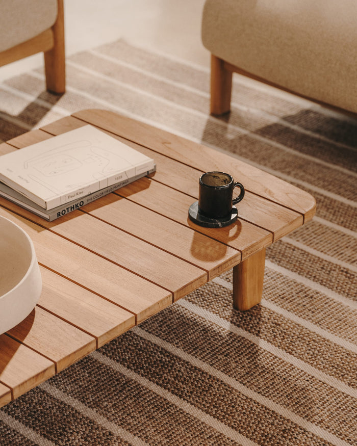 Kave Home - Fauteuil Tirant van FSC 100% massief teakhout