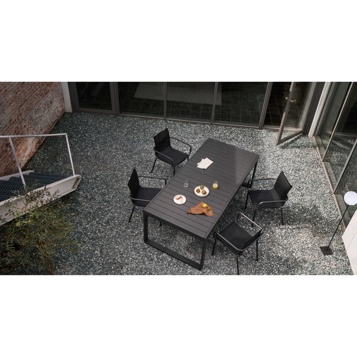 Kave Home - Galdana aluminium uitschuifbare buitentafel met