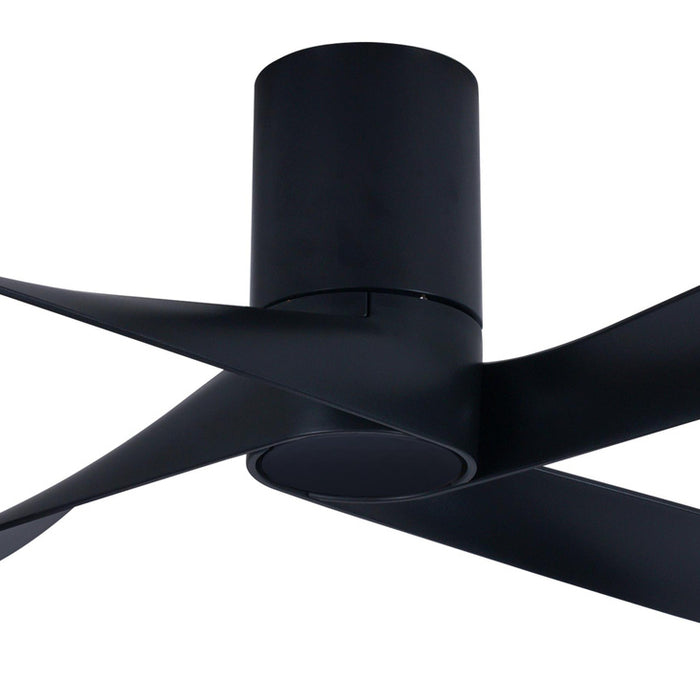 Lucci Air Plafondventilator Riviera Zwart 12Watt Led Ø 132cm Incl.