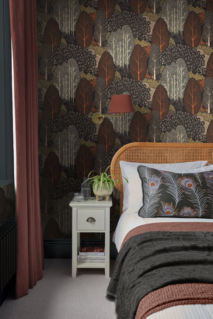 Graham & Brown Vliesbehang - Scandiscape Alizarin - Rood