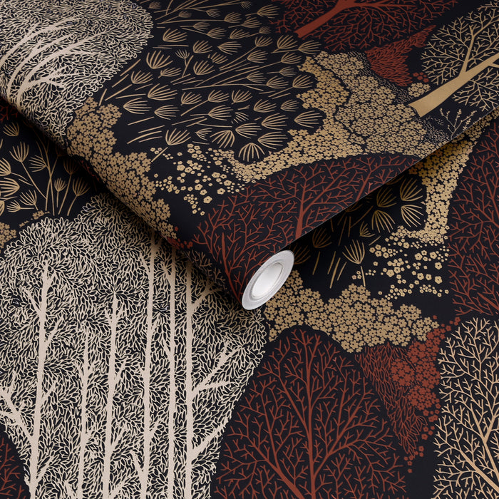 Graham & Brown Vliesbehang - Scandiscape Alizarin - Rood