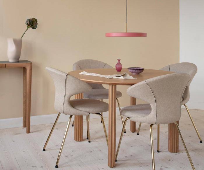 Asteria hanglamp Ø43 LED medium messing|nuance roze