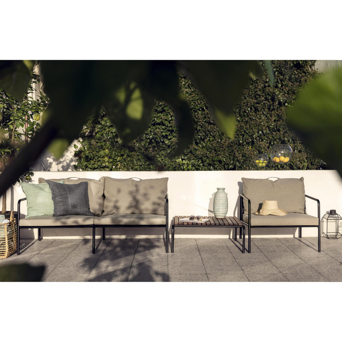 Avon salontafel thermo ash frame zwart