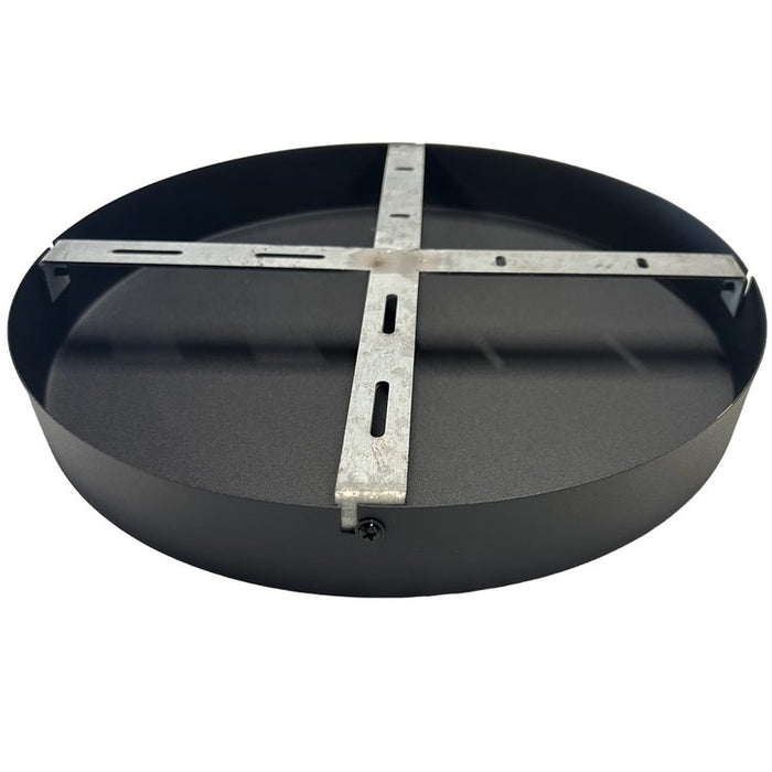 Freelight Plafondplaat Mat Zwart 45cm Ø