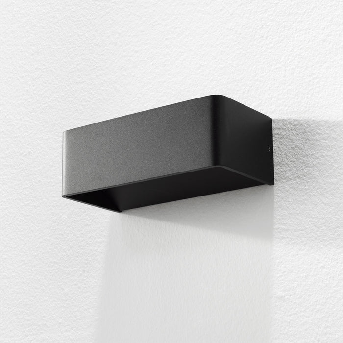 Artdelight Wandlamp Mainz Zwart 2 x 3Watt Led