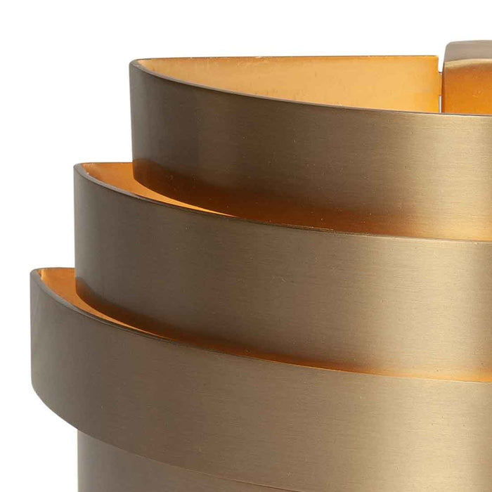 Highlight - Scudo - Wandlamp 1 lichts 25 cm Messing