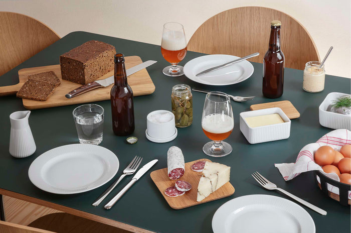 Botervloot met Eiken Deksel, Wit - Eva Trio| Legio Nova