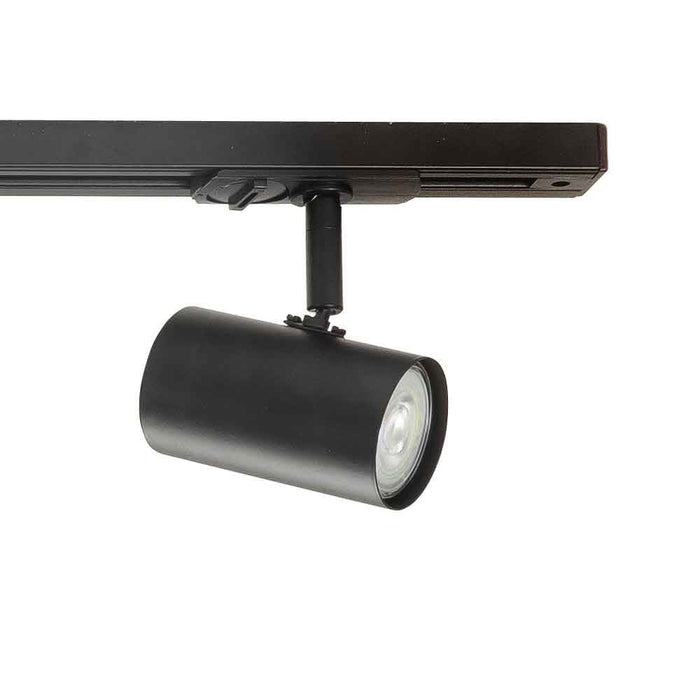 Railsysteem Trackline 150cm Zwart incl. 4 Cilinder Spots