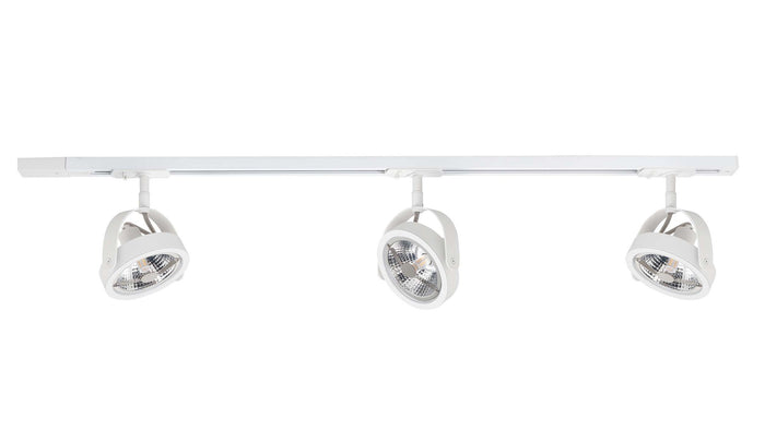 Highlight Railsysteem Trackline 100 cm + 3 Malta spots wit