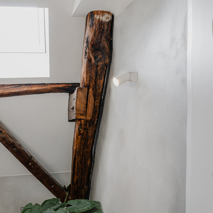 QAZQA Moderne opbouwspot wit GU10 50mm - Falo