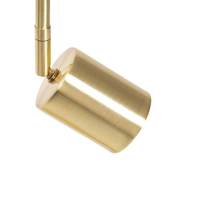 QAZQA Moderne tafellamp messing verstelbaar - Java