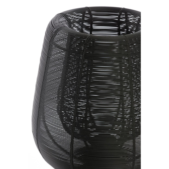 Light & Living Tafellamp Aboso - Zwart - Ø24cm