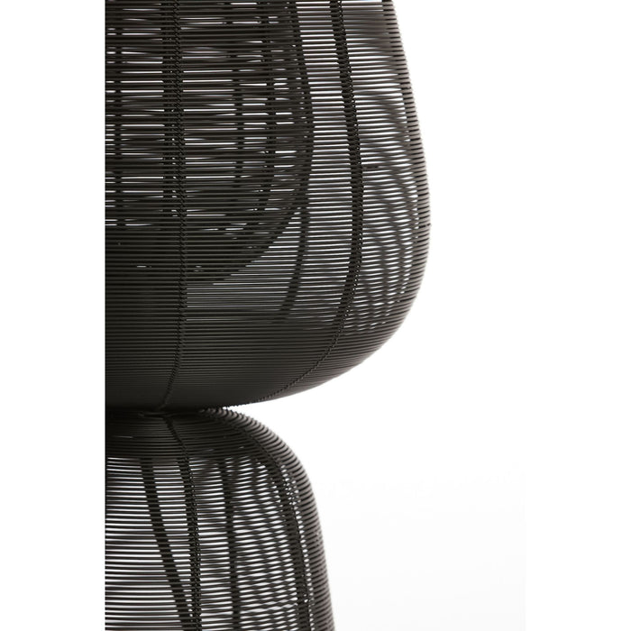 Light & Living Tafellamp Aboso - Zwart - Ø24cm