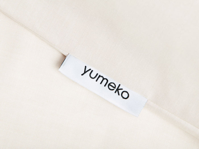 Yumeko overtrekset katoen tencel™ latte chambray 200x220 + 2|60x70