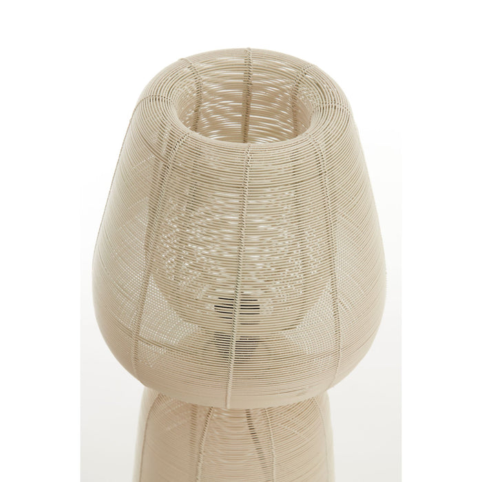 Light & Living Tafellamp Aboso - Wit - Ø24cm