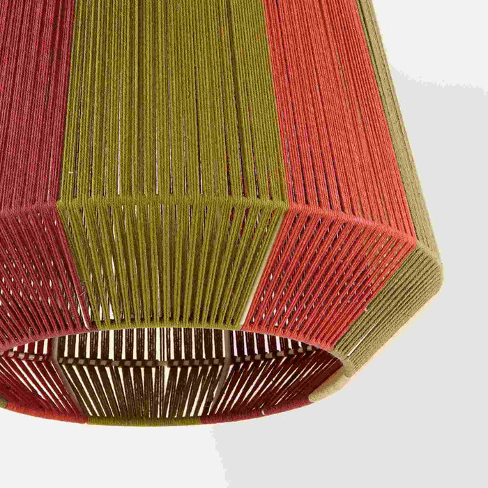 Mica Decorations Hanglamp Mascaro - 38x38x38 cm - Jute - Bruin