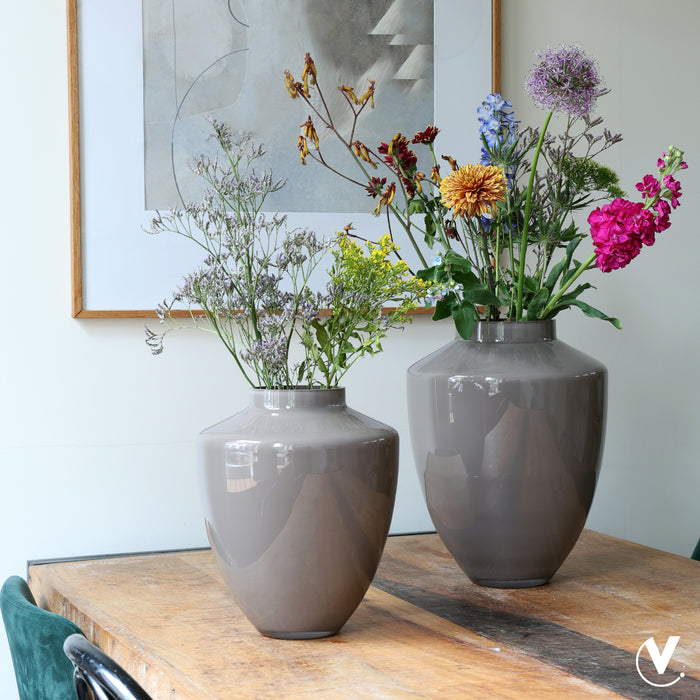 Vase The World - Tugela M earth vaas Ø28 x H36 cm