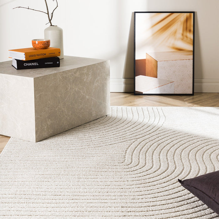 Nest living Misha vloerkleed crème - 230 x 160 cm