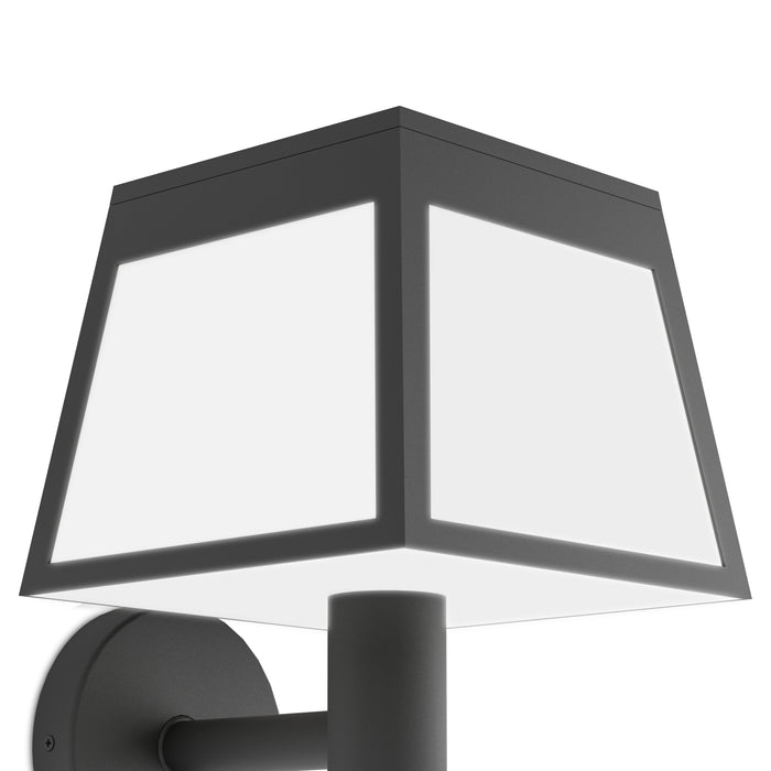 EGLO Altilia Solar Wandlamp - LED - 20 cm - Zwart|Wit