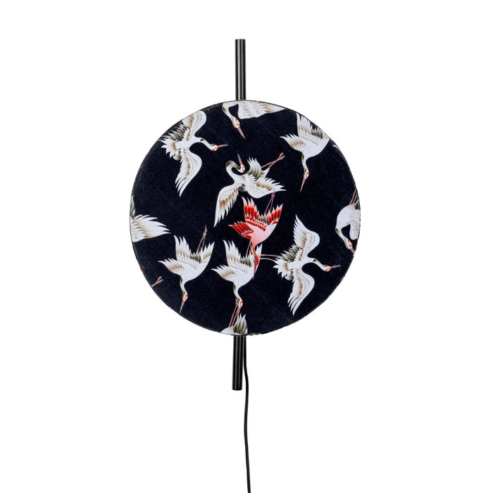 Puur Pamela wandlamp - zwart