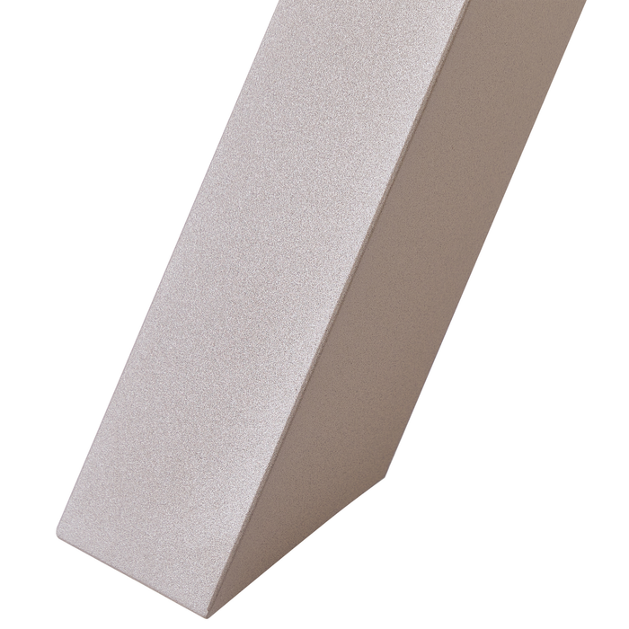 Beliani - CASCAIS - Tuintafel - Beige - 105 x 200 cm - Aluminium